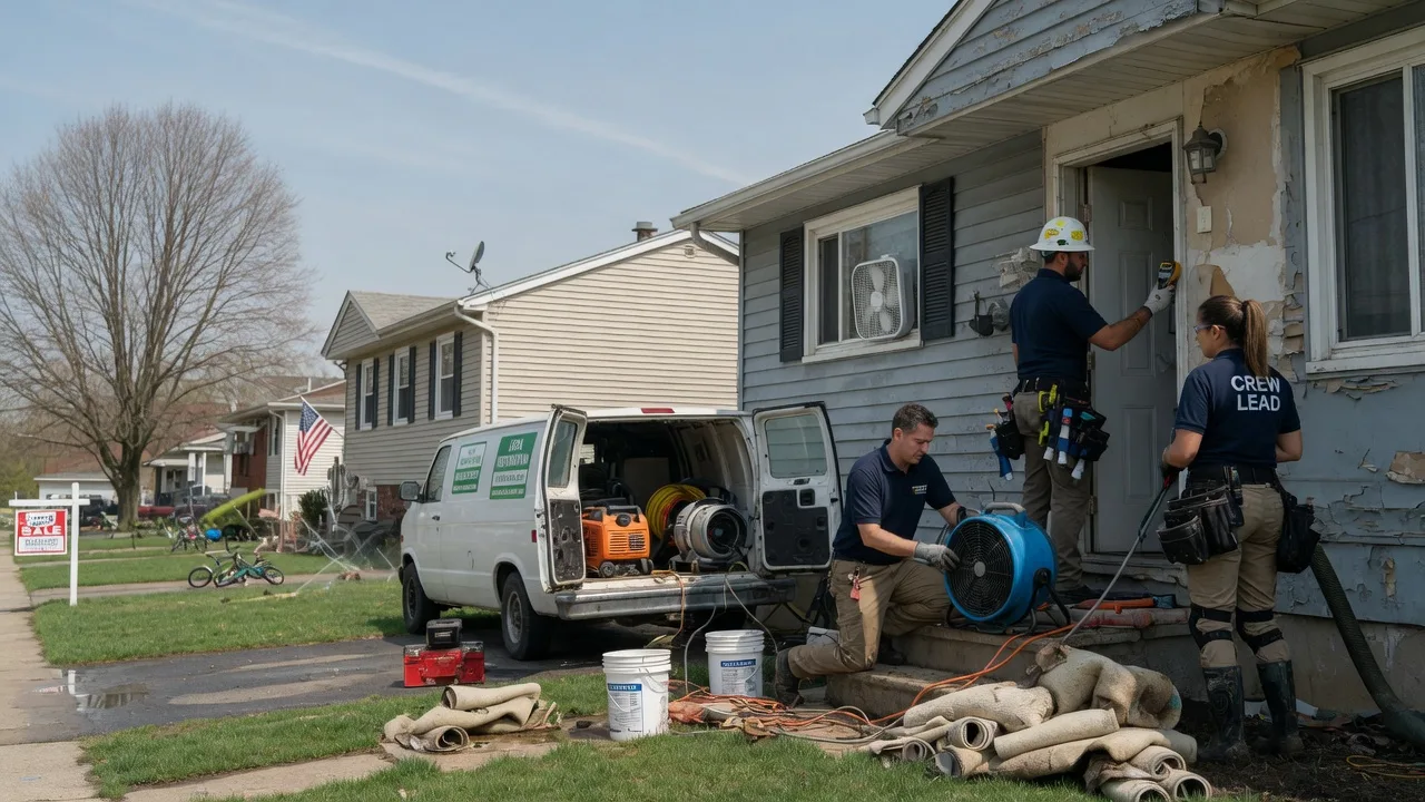 Flood Cleanup in Scroggins, TX near me